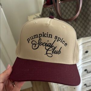 Pumpkin Spice Social Club Cap